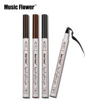 Водостойкий карандаш для бровей Music Flower 01# Chestnut (Каштан) с эффектом тату M5031