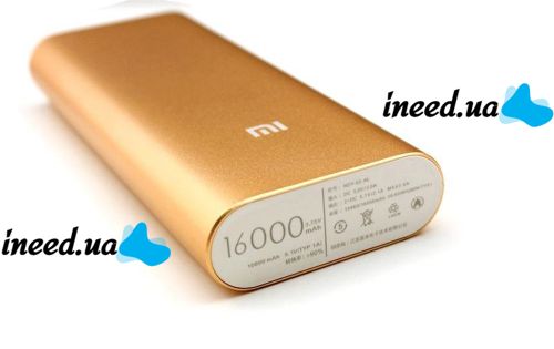 Аккумулятор зарядное Xiaomi MI Power Bank 16000 mAh Gold, Silver, Black