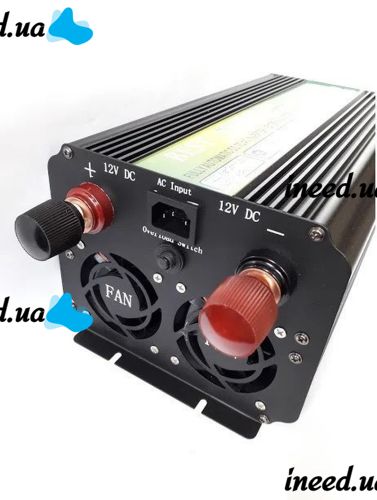 Автомобильный преобразователь напряжения Wimpex 12V-220V 7200W инвертор c Led дисплеем и зарядным от сети 220
