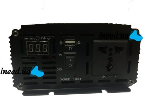 Автомобильный преобразователь напряжения Wimpex 12V-220V 5000W авто инвертор c Led дисплеем