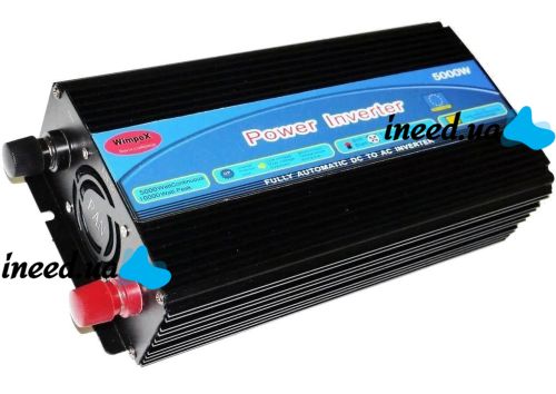 Автомобильный преобразователь напряжения Wimpex 12V-220V 5000W авто инвертор c Led дисплеем