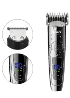 Беспроводная машинка для стрижки USB VGR V-072 с регулировочной насадкой VGR V-072, Водонепроницаемый аккумуляторный триммер бритва с LED дисплеем 5W