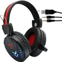 The Engineer A1 Wired Overhead USB Headphones with Microphone and LED Backlight, Gaming Headset for Computer, Gaming A-1, A1