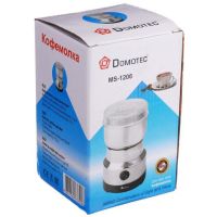 Електрична роторна кавомолка Domotec MS-1206 150W подрібнювач для подрібнення кави, горіхів, сухих бобів і ЗЕРНОВИХ культур, Електрокавомолка