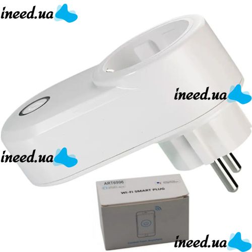 Умная WiFi розетка WiFi Smart Socket Plug SA-14 10A 100-240V с дистанционным управлением с телефона, Смарт розетка с Wi-Fi подключением в розетку