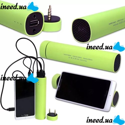 Колонка - зарядка Power Bank 3 в 1 Power Jam зарядное Повер Банк 4000 mAh