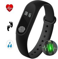 Fitness Bracelet Smart Band M2 black Xiaomi Mi Band 2 Color Heart Rate Monitor M2