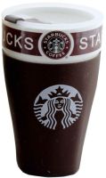 Чашка керамическая кружка Starbucks PY 023 Brown