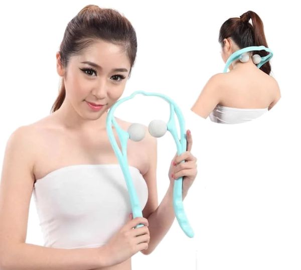 Manual Roller Neck Massager Hexiang Neck Massager for Relieving Fatigue and Tension