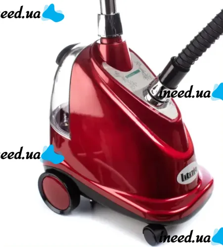 Professional Vertical Steamer Liting LT-6 2000W with Brush and Adjustable Clothes Hanger, Steam Iron, Steam Generator Red