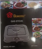 Настольный газовый таганок плита Domotec MS-6601 на 1 конфорку, газовая плита
