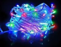 Внутренняя цветная гирлянда 35 м 500 диодов 3883 светодиодная гирлянда Xmas LED 500 M-1 RGB Мультицветная 35м