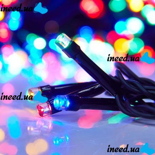 Внутренняя цветная гирлянда 7 м 100 диодов 2977 светодиодная гирлянда Xmas LED 100 M-4 RGB Мультицветная 7м