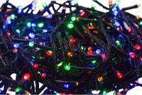 Внутренняя цветная гирлянда 7 м 100 диодов 2977 светодиодная гирлянда Xmas LED 100 M-4 RGB Мультицветная 7м