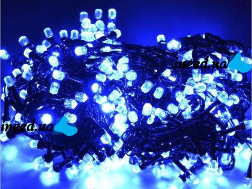Внутренняя гирлянда Нить Синяя 35 м 500 диодов 4950 светодиодная гирлянда Xmas LED 500 B-1 35м