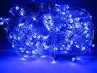Внутренняя гирлянда Нить Синяя 14 м 200 диодов 0142 светодиодная гирлянда Xmas LED 200 B-1 14м