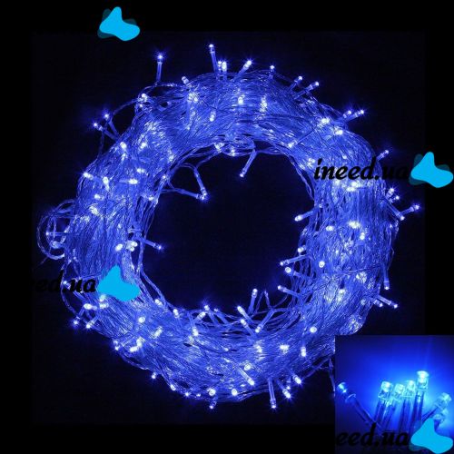 Внутренняя гирлянда Нить Синяя 7 м 100 диодов 2487 светодиодная гирлянда Xmas LED 100 B-1 7м