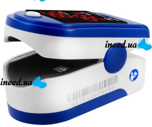 Беспроводной пульсоксиметр Pulse Oximeter FingerTec SP02 на кончик пальца для измерения пульса сатурации кислорода Пульсометр на палец с LCD дисплеем