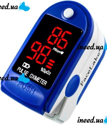 Беспроводной пульсоксиметр Pulse Oximeter FingerTec SP02 на кончик пальца для измерения пульса сатурации кислорода Пульсометр на палец с LCD дисплеем