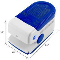 Беспроводной пульсоксиметр Pulse Oximeter FingerTec SP02 на кончик пальца для измерения пульса сатурации кислорода Пульсометр на палец с LCD дисплеем