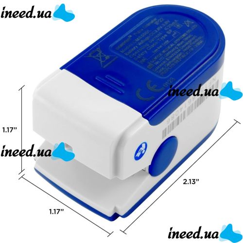Беспроводной пульсоксиметр Pulse Oximeter FingerTec SP02 на кончик пальца для измерения пульса сатурации кислорода Пульсометр на палец с LCD дисплеем