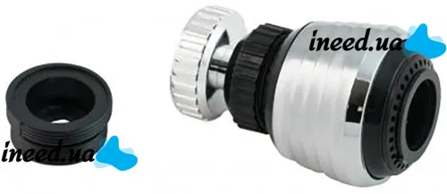 Универсальная поворотная насадка на кран для экономии воды Water Saver, Аэратор на смеситель с поворотом для регулировки воды, Экономитель воды