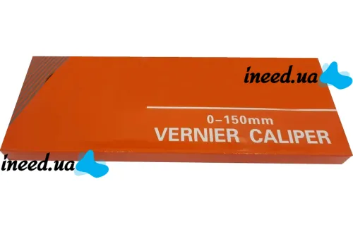 Механический штангенциркуль с глубиномером Vernier Caliper KC-A150 0-150mm в кейсе, Штангенциркуль 15 см для внешних и внутренних измерений из стали