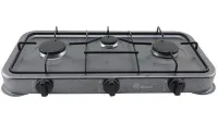 Domotec MS-6603 Table gas burner for 3 burners Portable three-burner gas stove Table cooking surface for bottled gas