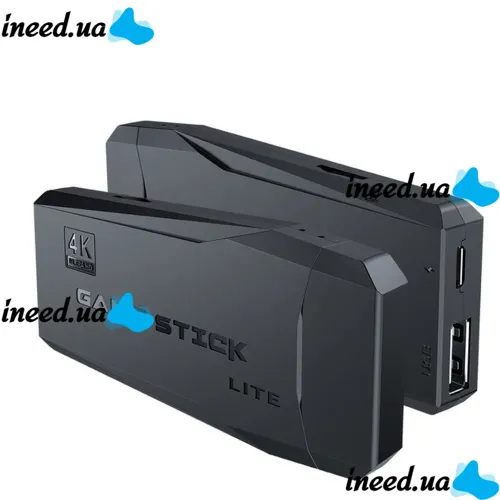Игровая видео приставка Data Frog Y-3 Lite Green Playstation PS1 с беспроводными джойстиками, HDMI к телевизору 64Гб, 4K 10000 игр Sega Dendy Y3