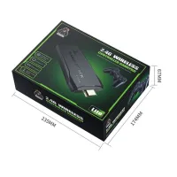 Игровая видео приставка Data Frog Y-3 Lite Green Playstation PS1 с беспроводными джойстиками, HDMI к телевизору 64Гб, 4K 10000 игр Sega Dendy Y3