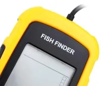 Портативный эхолот Lucky Fish Finder FFW1108-1 с цветным экраном до 100м для поиска рыбы Универсальный проводной рыболокатор для рыбалки Желтый
