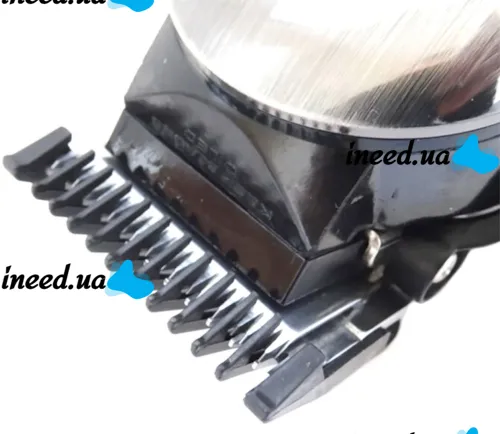 Профессиональная проводная машинка Mozer MZ-322 для стрижки волос с регулировкой длины лезвий и 4 насадками, Сетевая машинка триммер Мозер от сети