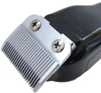 Профессиональная проводная машинка Mozer MZ-322 для стрижки волос с регулировкой длины лезвий и 4 насадками, Сетевая машинка триммер Мозер от сети