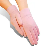 Moisturizing Gel Gloves Spa Gel Gloves PRO for SPA Treatments, Reusable Cosmetic Silicone Gloves to soften and moisturize the skin of the hands