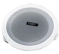 Потолочные динамики UKC CS-5500BM 6W Водоустойчивая потолочная акустика стерео колонка для врезного монтажа в потолок CS 5500 5,5" для дома Белая