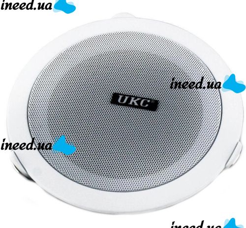 Потолочные динамики UKC CS-5500BM 6W Водоустойчивая потолочная акустика стерео колонка для врезного монтажа в потолок CS 5500 5,5" для дома Белая