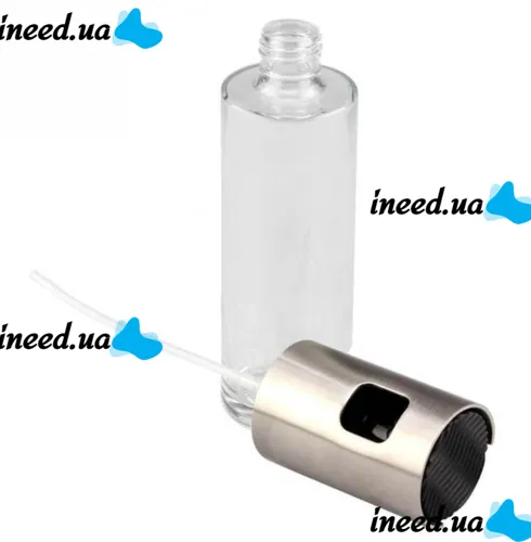 Стеклянный спрей распылитель для масла Oil Bottle D-100 100 мл дозатор, диспенсер, спрей-дозатор для хранения масла, уксуса и соусов на кухню бутылка