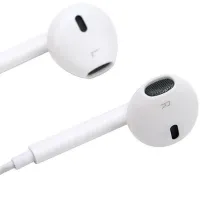 Проводные наушники вкладыши iPhone XS MAX JBC-071 lightning с гарнитурой, Вакуумные наушники с микрофоном и разъемом лайтнинг Bluetooth Белые