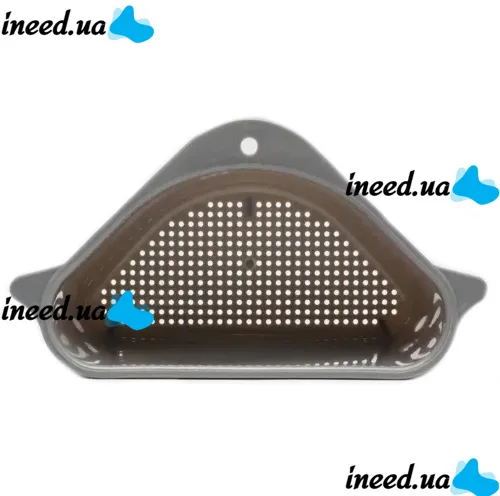 Plastic Corner Organizer Colander with Sink Holder BC05, Corner Drain Basket Sink Sieve 26x10x14.2 cm for washing fruits