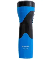 Ручной аккумуляторный фонарик Wimpex WX-209 1LED до 25 метров с выдвижной вилкой, Карманный фонарь KM-209 2 режима с зарядкой от сети 220V Синий