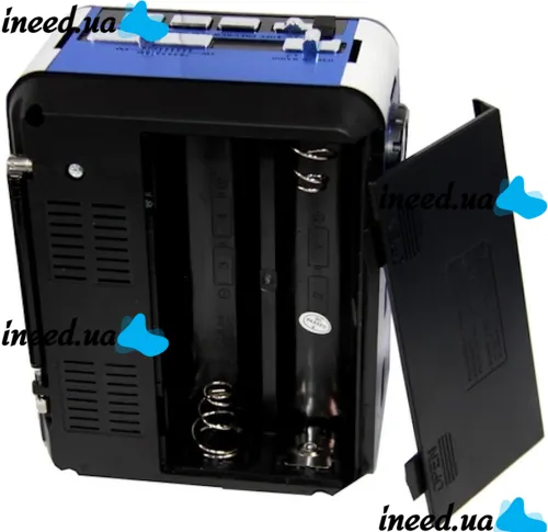 Аккумуляторный радиоприемник Golon RX-9133 с фонариком и встроенным плеером SD, USB, от сети с аккумулятором, FM Радио приемник Колонка на батарейках