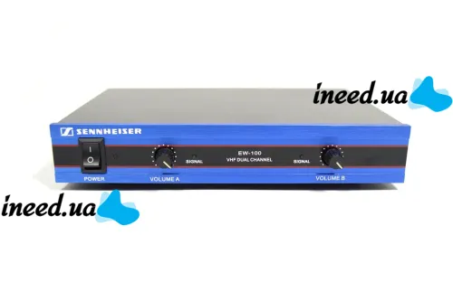 Беспроводной комплект из 2-х микрофонов Sennheiser EW-100 радиосистема два радиомикрофона и база
