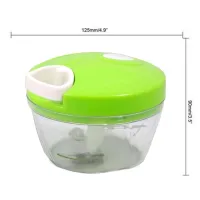Manual Multifunctional Mini Chopper Easy Spin Cutter New, Mechanical Kitchen Chopper for Chopping Food, Vegetables, Fruits and Garlic