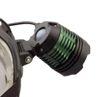 POLICE BL-2188B T6 50000W Headlamp with Zoom LED Waterproof Flashlight with Head Mount Battery Black