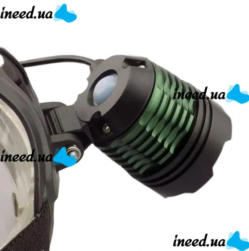 POLICE BL-2188B T6 50000W Headlamp with Zoom LED Waterproof Flashlight with Head Mount Battery Black