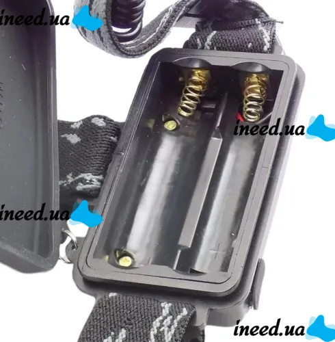 POLICE BL-2188B T6 50000W Headlamp with Zoom LED Waterproof Flashlight with Head Mount Battery Black