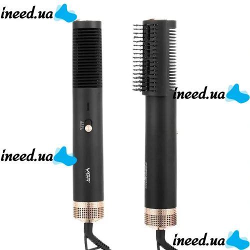 Hair Dryer Brush Straightener VGR V-490 Hair Dryerhot Air Comb for drying and styling any type of hair with hot air 2 in 1, Styler Comb 1200W