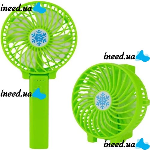 Ручной мини вентилятор Handy Mini Fan WX-6508 USB аккумуляторный настольный вентилятор трансформер со складной ручкой и съемным аккумулятором