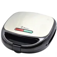 Електрична сендвичница бутербродниця мультипекарь 6 в 1 Domotec MS - 7706 1000W зі знімними формами гриль, вафельниця, Горішниця 1000 Вт Електрогриль