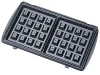 Електрична сендвичница бутербродниця мультипекарь 6 в 1 Domotec MS - 7706 1000W зі знімними формами гриль, вафельниця, Горішниця 1000 Вт Електрогриль